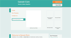 Desktop Screenshot of ganeshexim.net