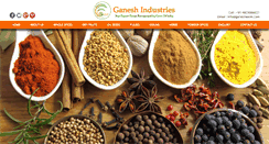 Desktop Screenshot of ganeshexim.com